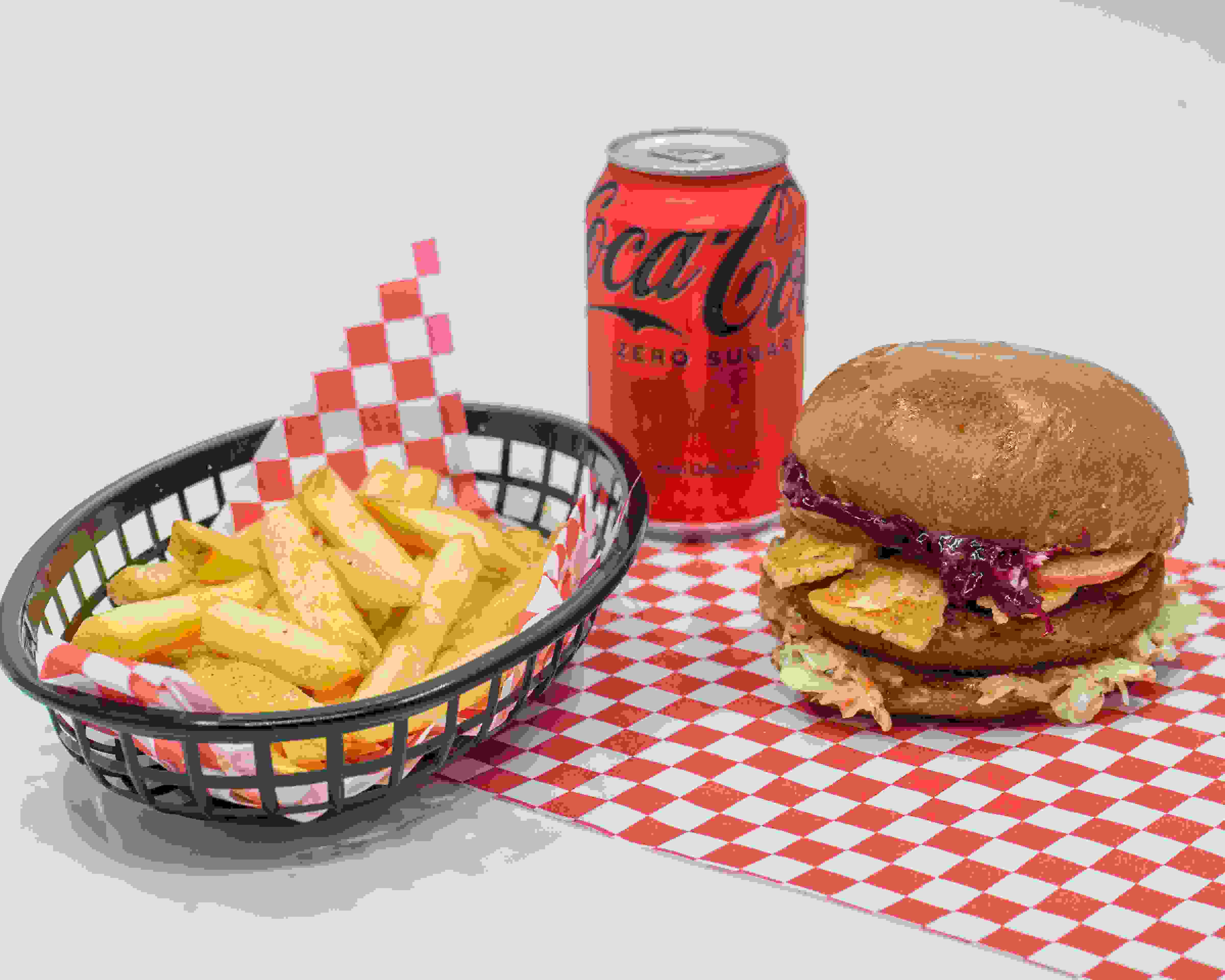 Veggie Burger + Fries + Drink Combo