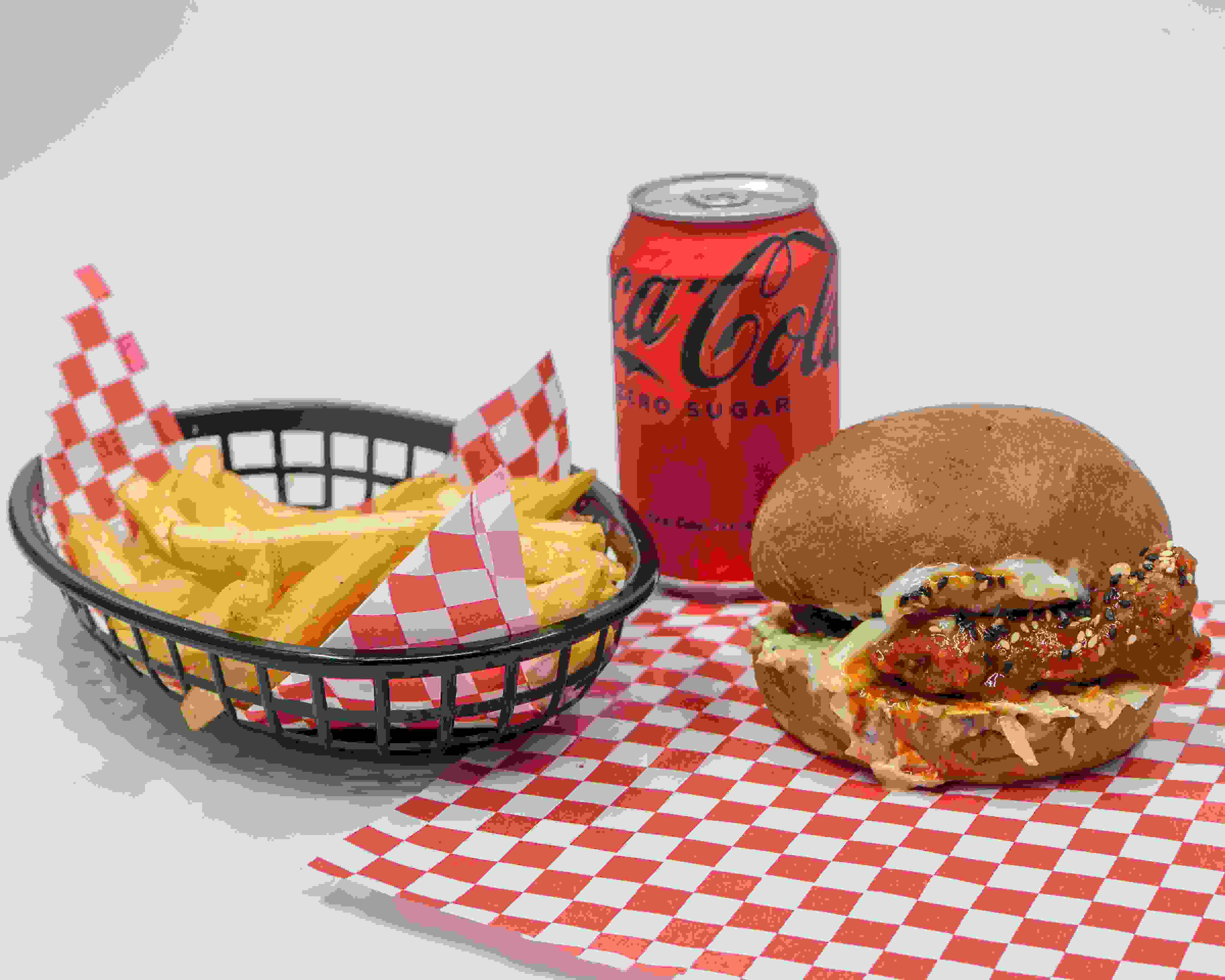 Chicken Burger + Fries + Drink Combo